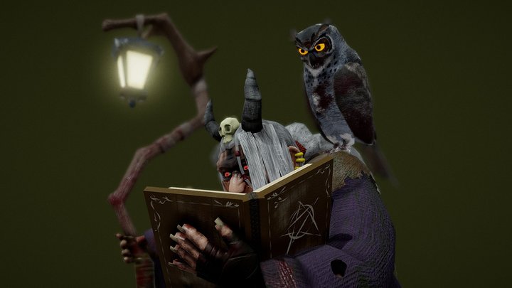Forest Witch 3D Model