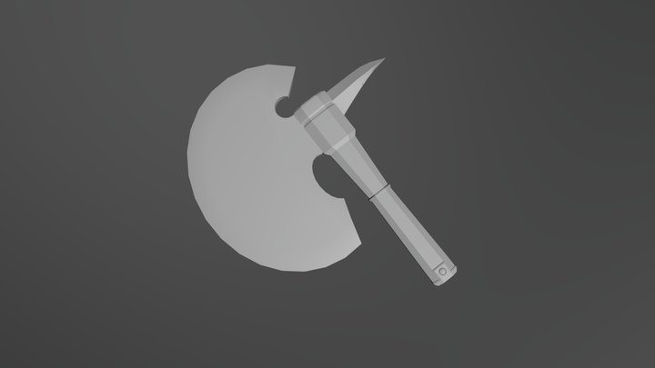 Winds of Magic - Dwarven Throwing Axe 3D Model
