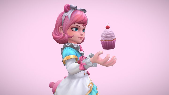 league of legend - Cafe cutie Annie 3D Model