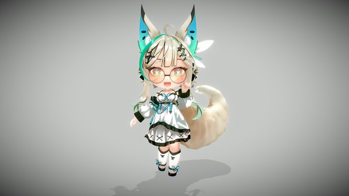 Kawaii 3D models - Sketchfab