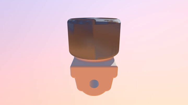 Solenoid Valve 1/4" 3D Model