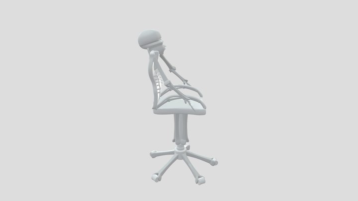 Chair skeleton 3D Model