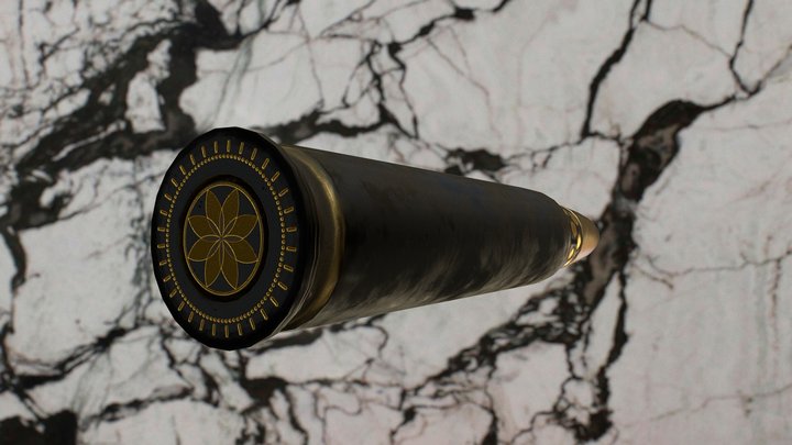 Golden Bullet 3D Model