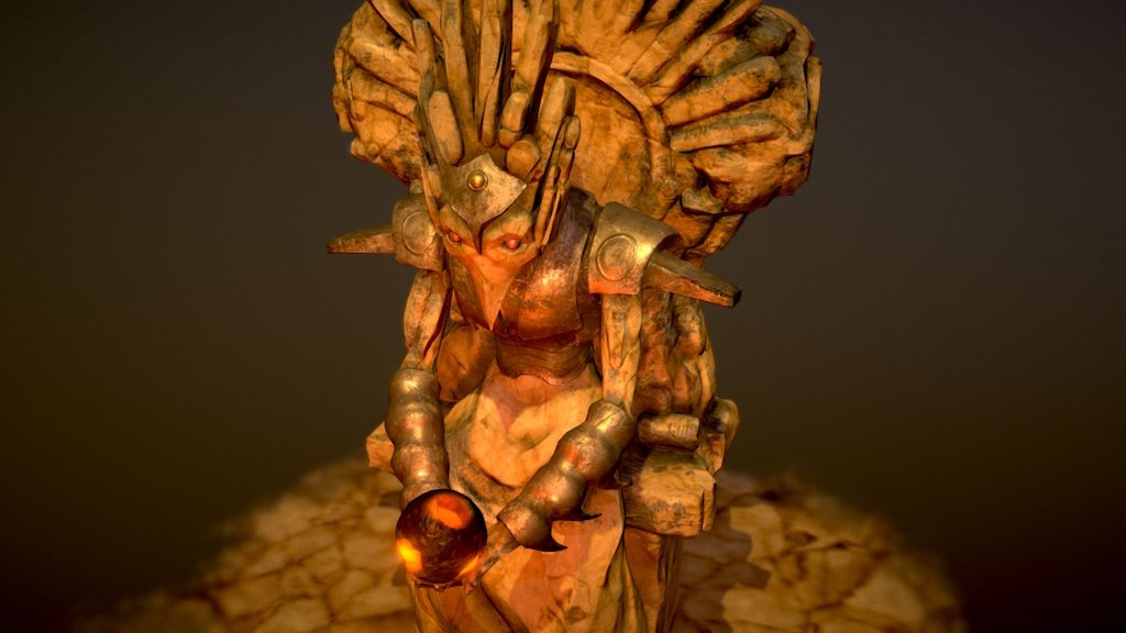 Elder Chozo Statue 3D model by Giru [340655b] Sketchfab