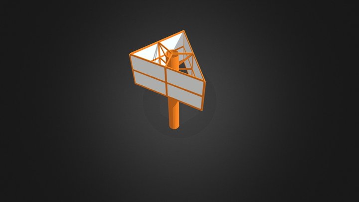 TRIANGLE SIGN 3D Model
