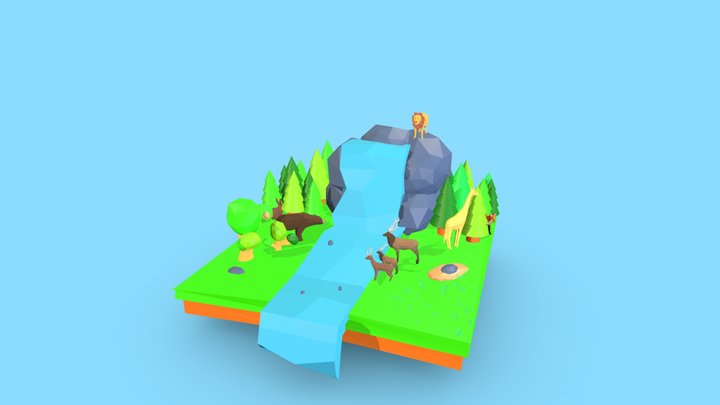 Ecosystem (Jungle) 3D Model
