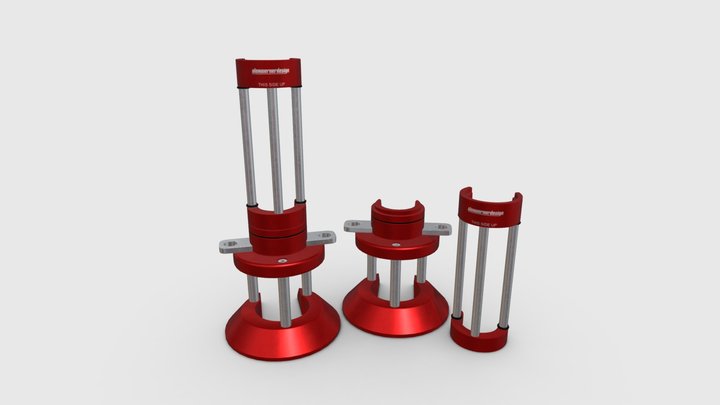 Air Jack Safety Stand 3D Model