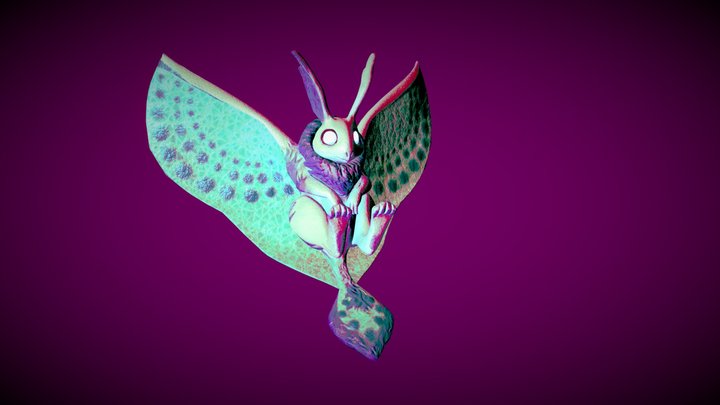 Faerie Dragon - Post Processing Demo 3D Model