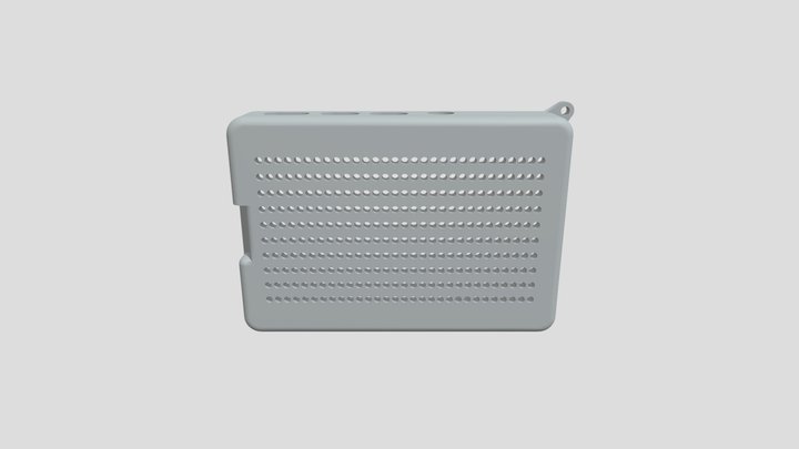 Raspberry Pi 4 Case 3D Model