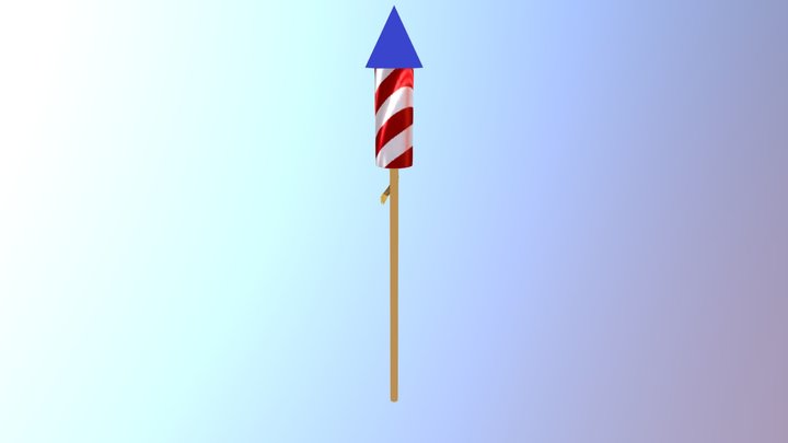 American Rocket 3D Model