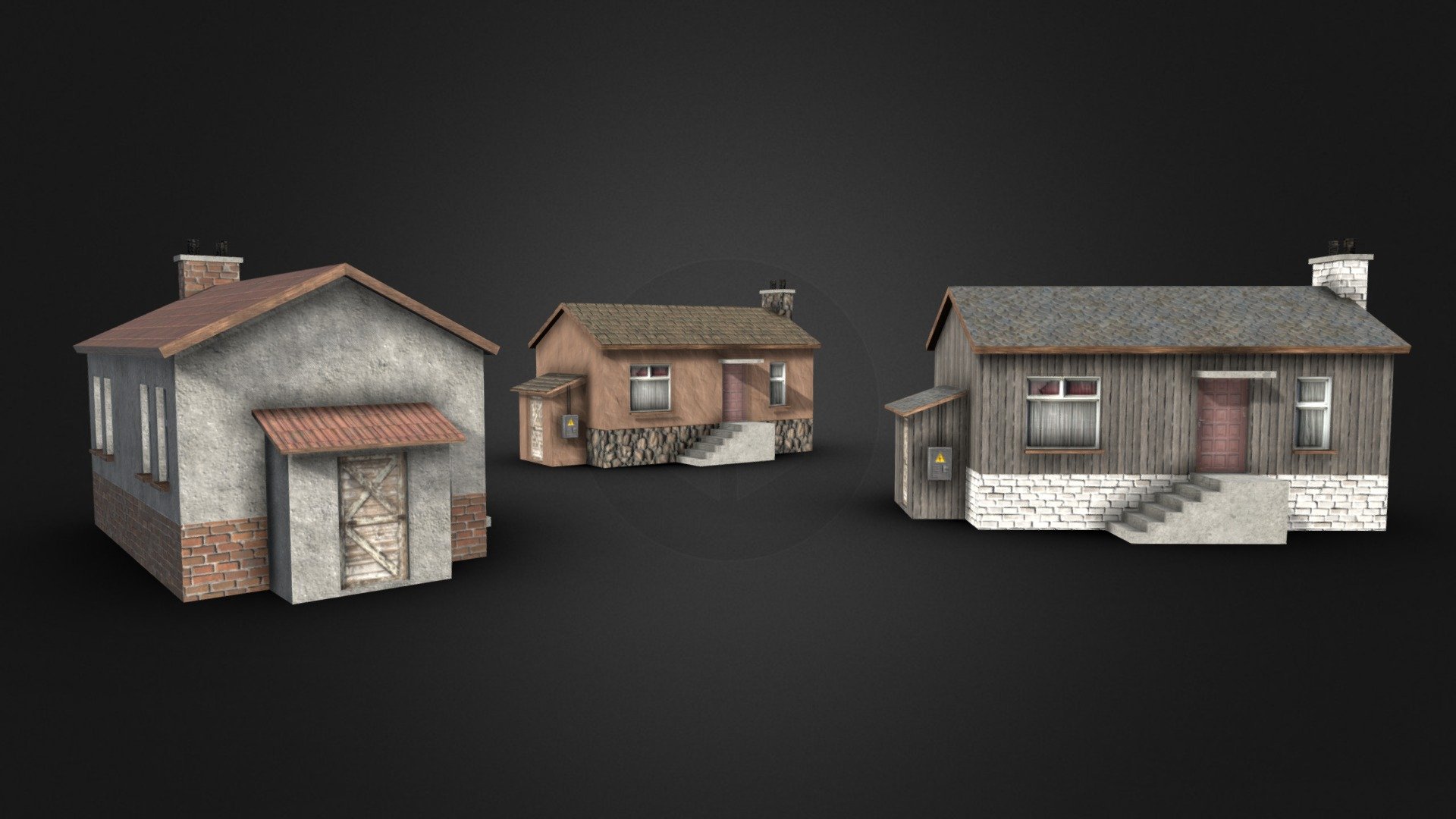 Low Poly House VOL.1