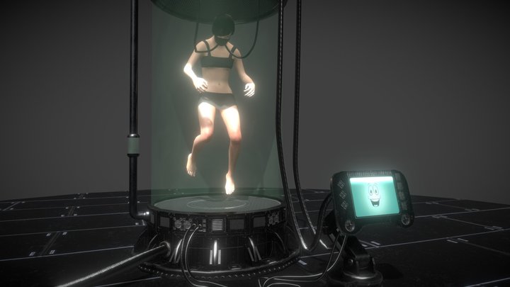 Cryo Tank 3D Model