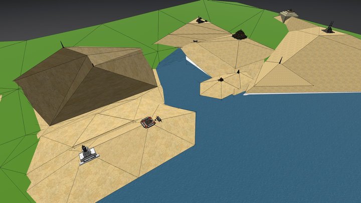 Balaclawa Pyramids 3D Model