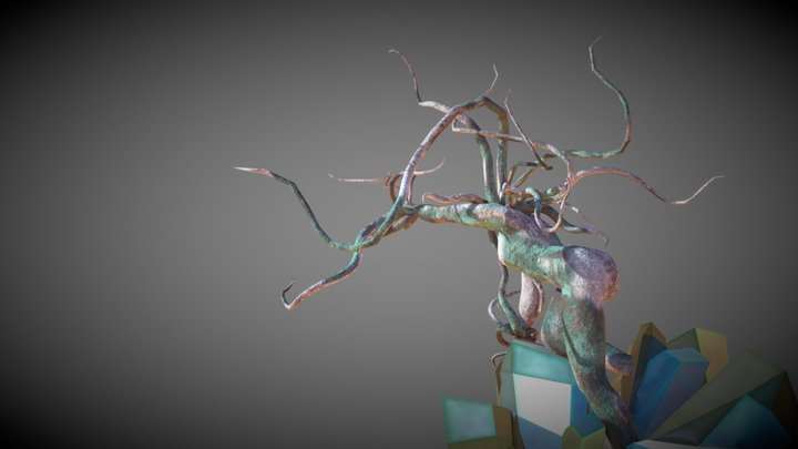 Lovecraftian Statue 3D Model