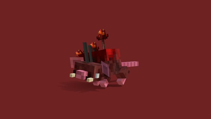 Rat nether race 3D Model