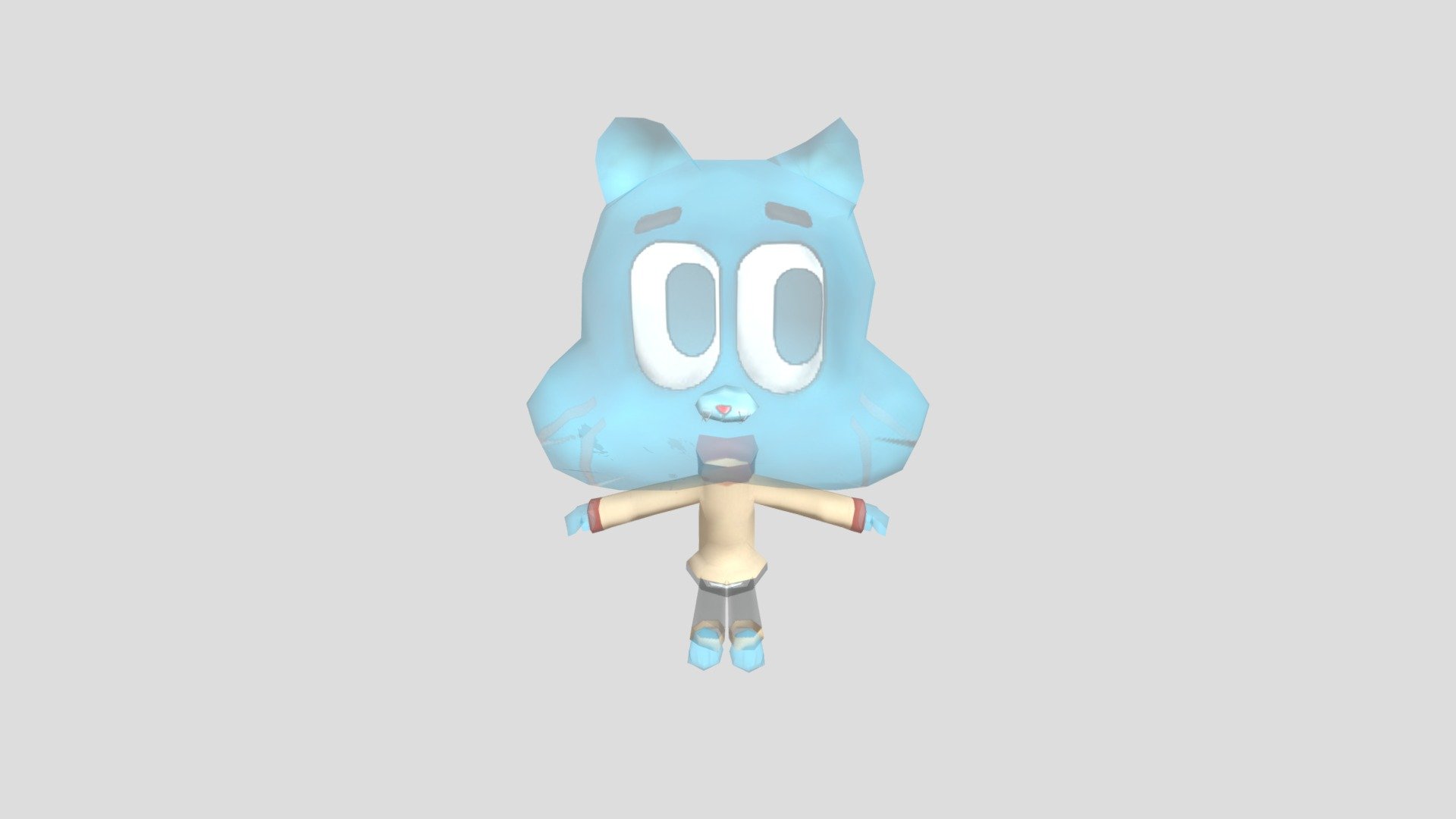 October Contest- Gumball Watterson!(From TAWOG). : r/blender