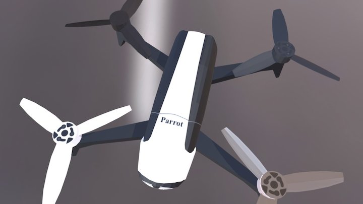 Bebop Drone2 3D Model