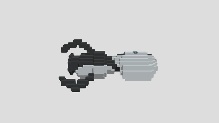 Minecraft PortalGun 3D Model