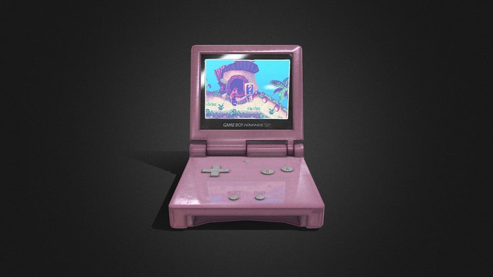Gameboy Render 🎮 3D Model