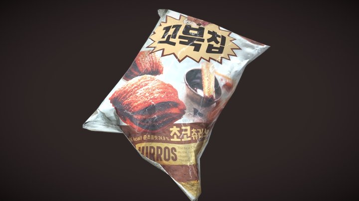 Turtle Chips (꼬북칩) 3D Model