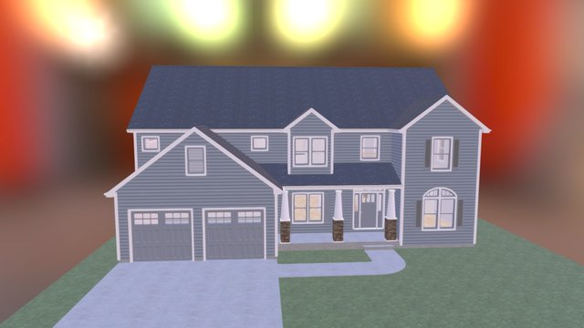 Weston new house whole model 3D Model