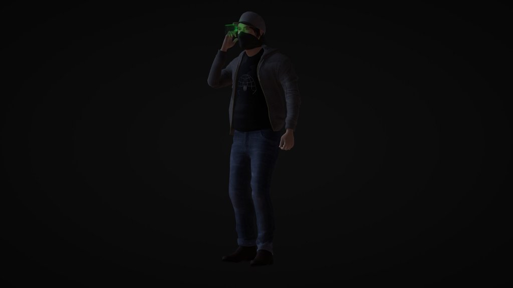 hacker - A 3D model collection by Chaitanya Krishnan (@chaitanyak ...