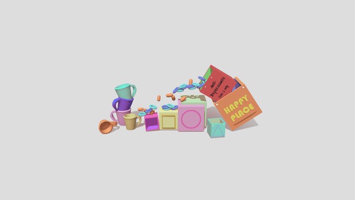 happy place 3D Model