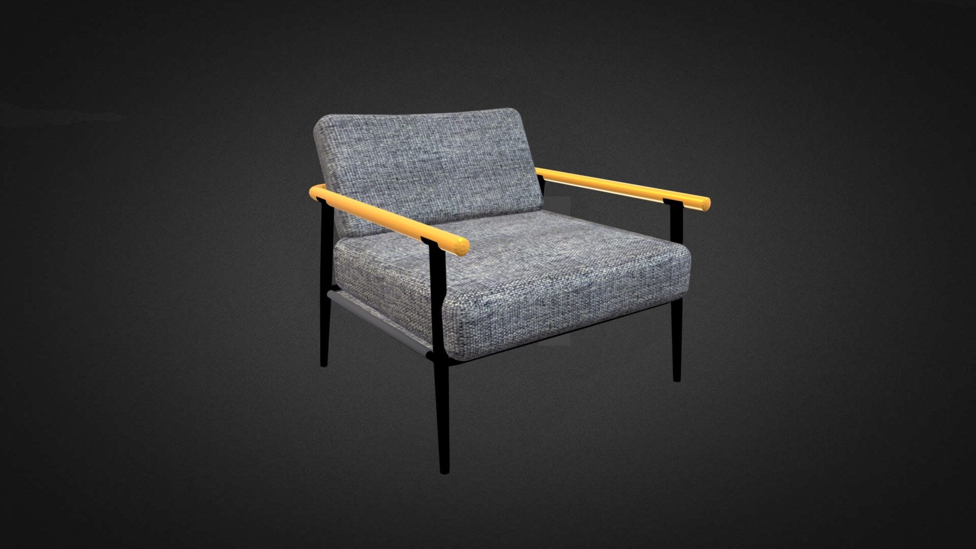 Cigar Chair — Sketchfab embed 3D viewer