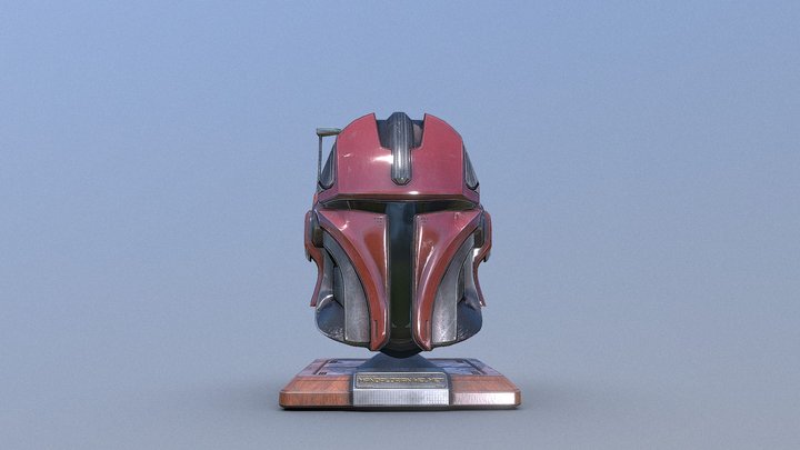 Mandalorian Helmet 3D Model
