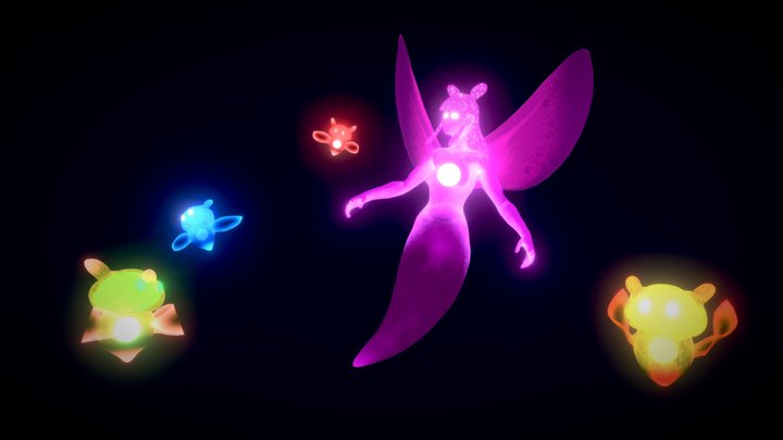 sea_angel_animation 3D Model