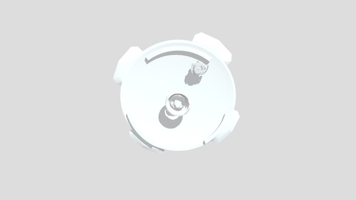 Dynamite Belial vs Cyclone Ragnaruk Stark White 3D Model