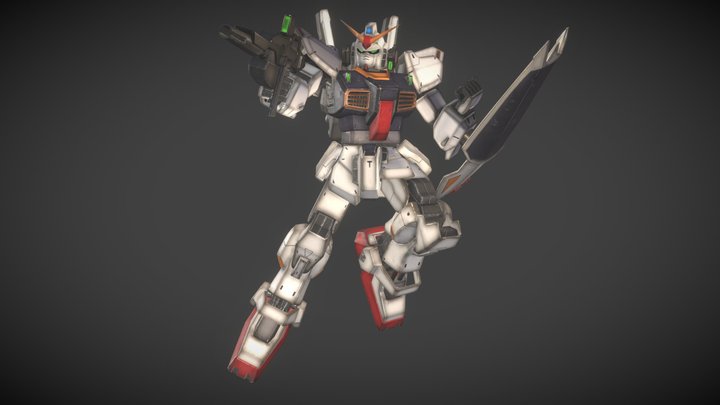 Gundam Mk-II 3D Model