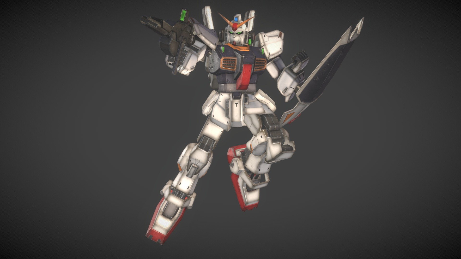 Gundam Mk-II - 3D model by JacksonLeung (@JacksonLeung) [340f9fc]