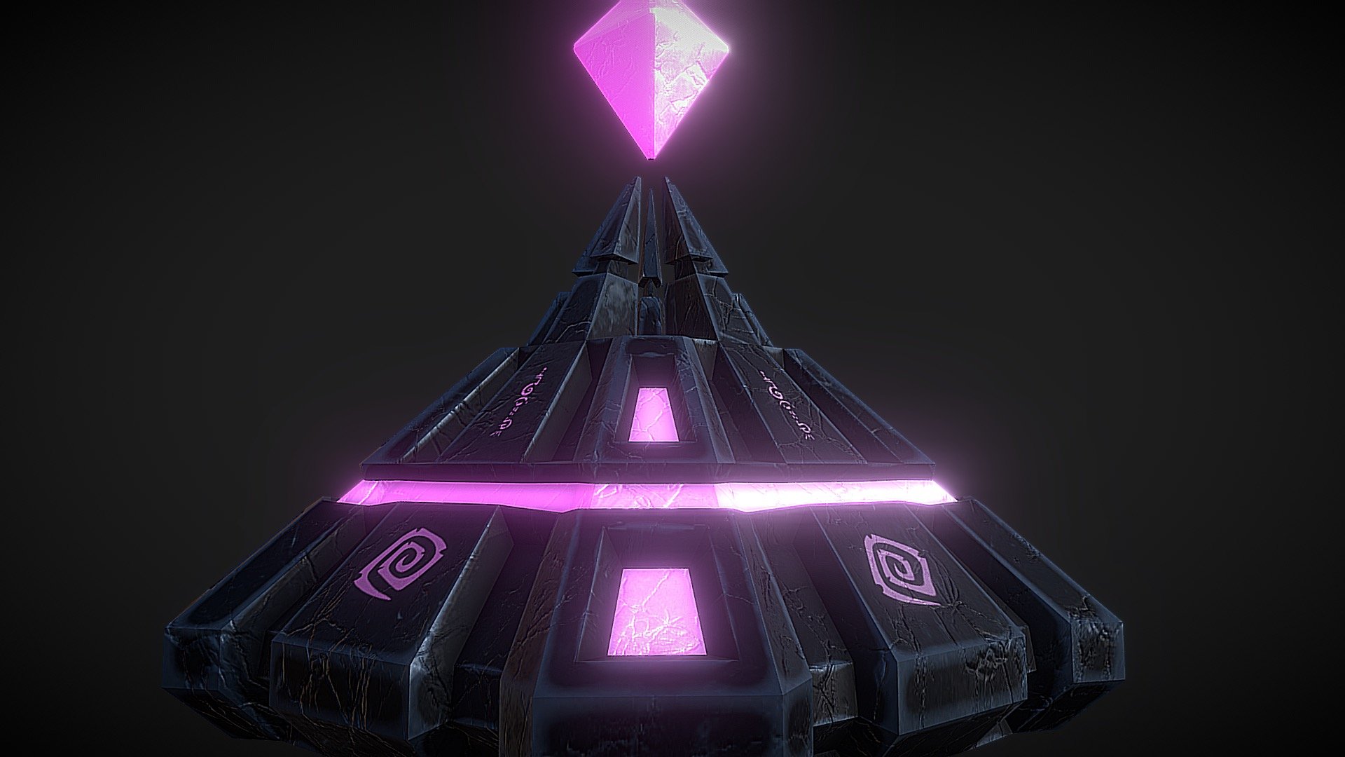 Mystical Ancient Crystal — Sketchfab embed 3D viewer