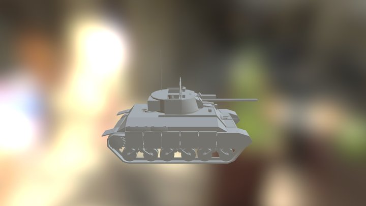 RT-AD.3 Light Tank 3D Model