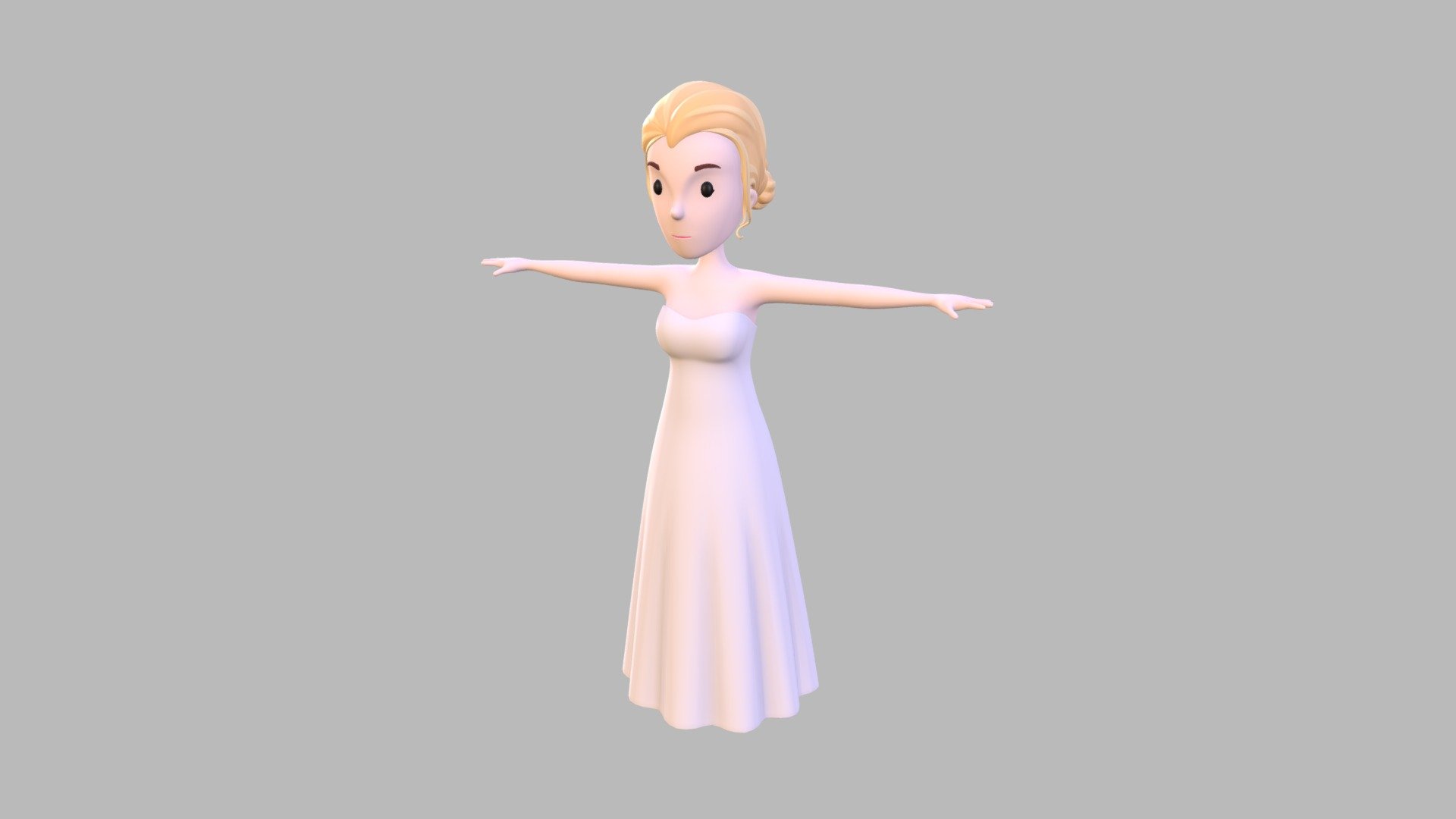 Cartoongirl015 Bride Buy Royalty Free 3d Model By Bariacg [341248e] Sketchfab Store