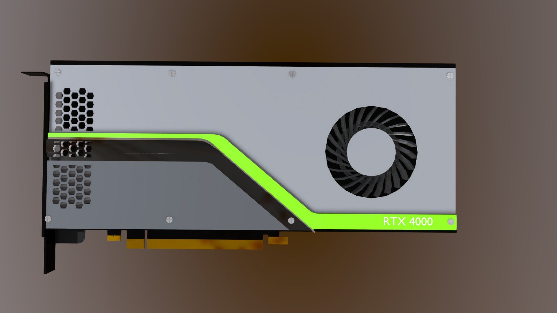 NVIDIA QUADRO RTX 4000 - Download Free 3D model by