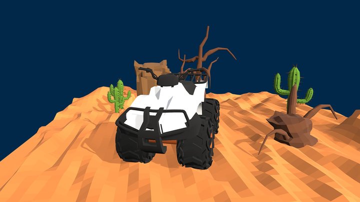 ATV Quad bike 3D Model
