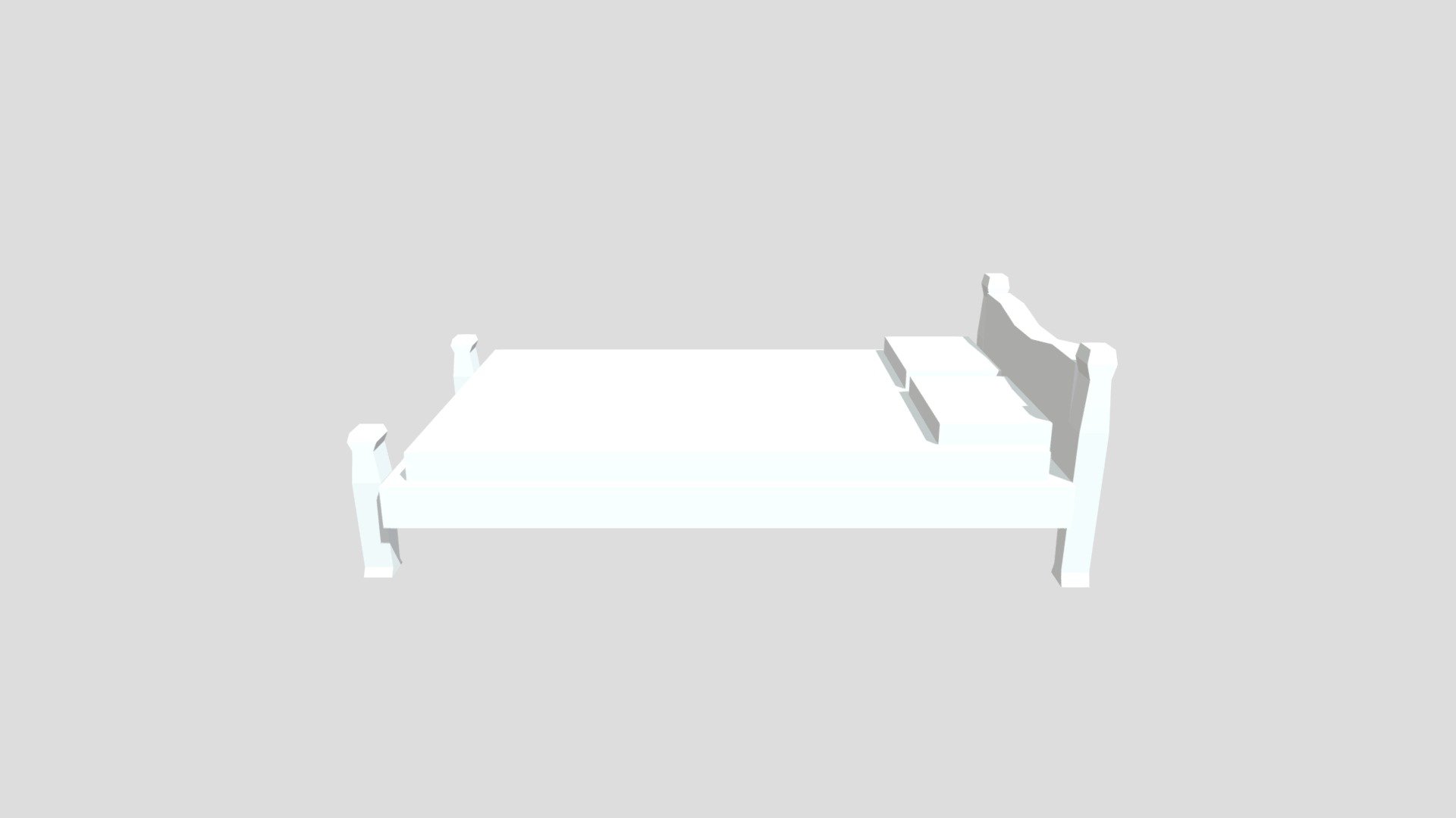 Bed - 3D model by jamesgicquel [341365e] - Sketchfab