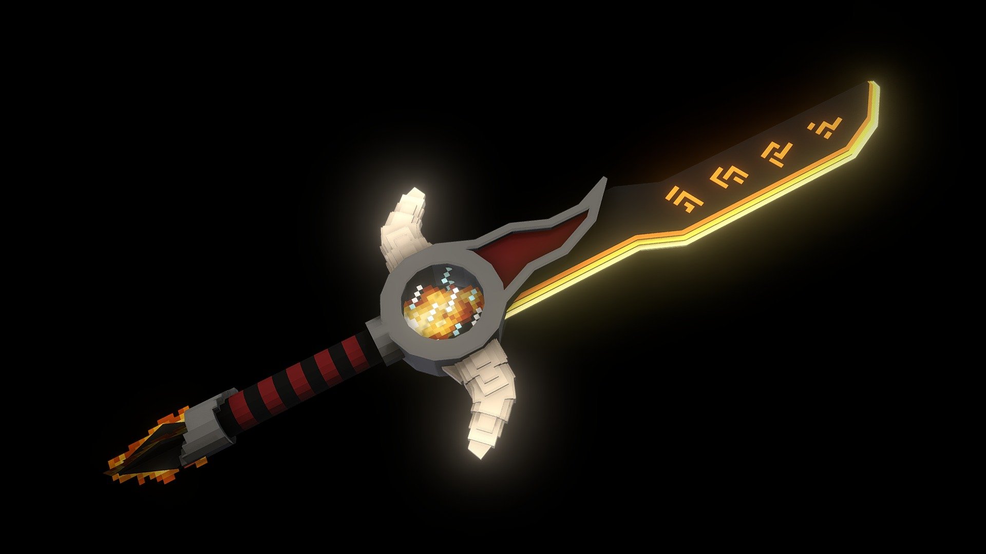 Inferno Sword - 3D model by V-Artistry (@Vahlgoul) [3413b3a] - Sketchfab