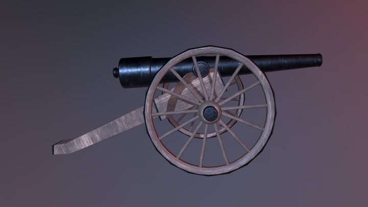 Cannon 3D Model