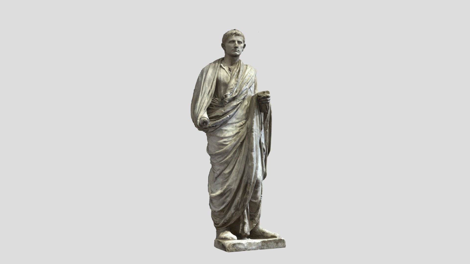 AUGUSTO IN VESTE SENATORIA — Sketchfab embed 3D viewer