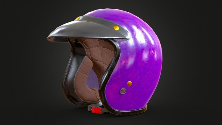 Vintage Helmet 3D Model