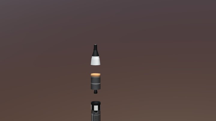 Nasa Gemini Titan II Rocket 3D Model