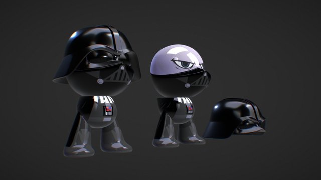 Star Wars X Quack Collaboration - Darth Vader 3D Model