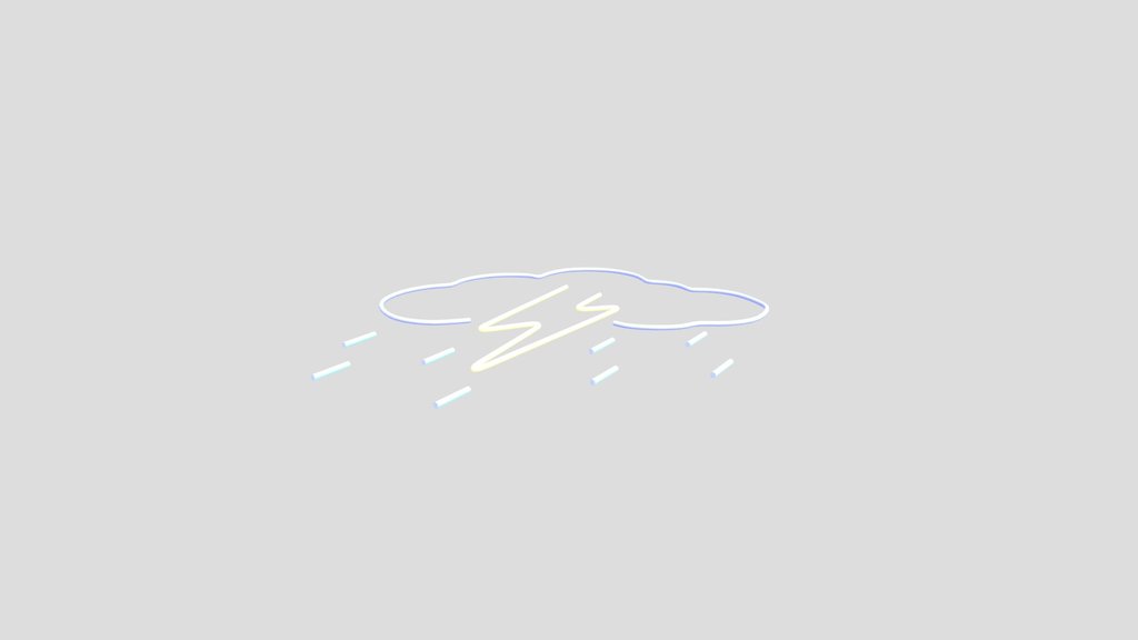 Cloud Lightning Neon Sign Led