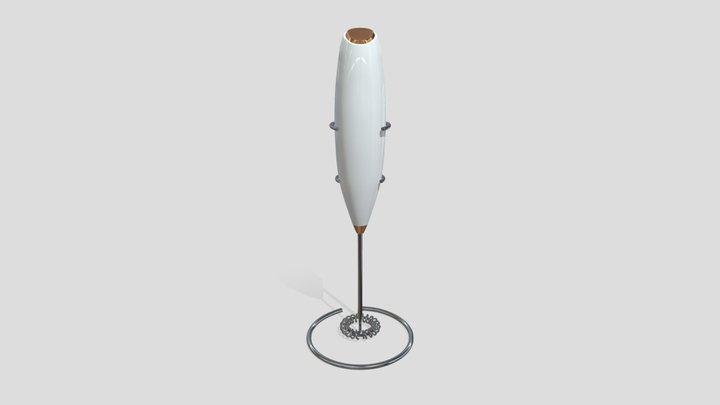 Modern Milk Frother 3D Model