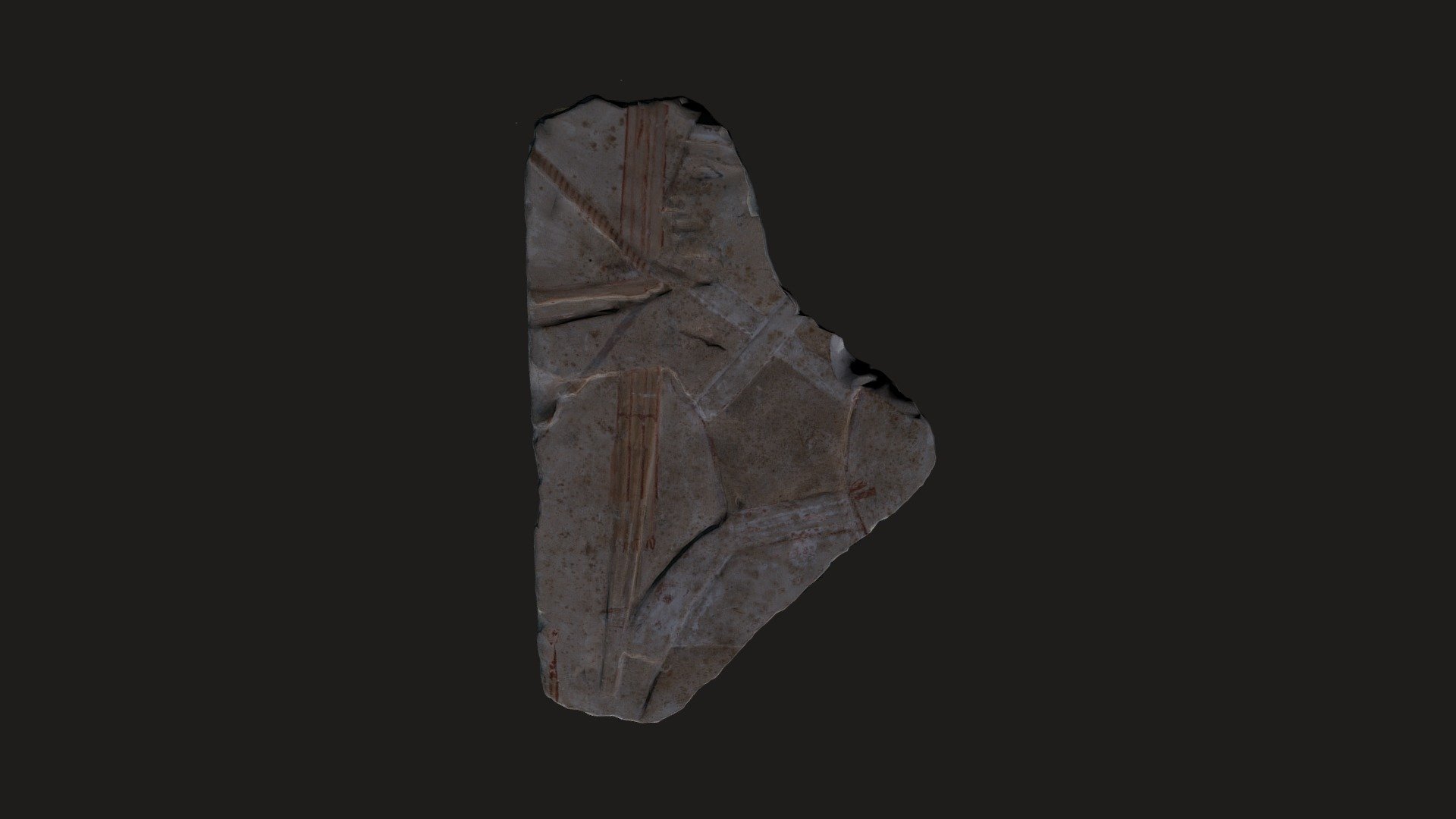 Fragment Of Limestone With Archer - 3D model by iuegypt [341e4f6 ...