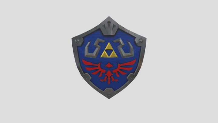 Hylian Shield 3D Model