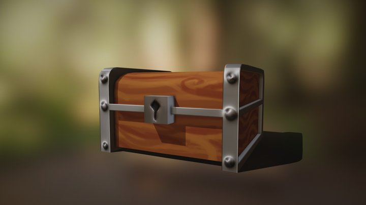 Tresure Chest - Game Art Asset Practice 3D Model